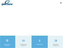 Tablet Screenshot of globalcourier.com.ec